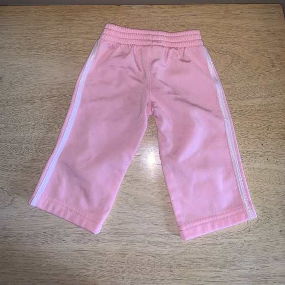Adidas Baby Girl Pink and White Joggers 3 months - Picture 6 of 6